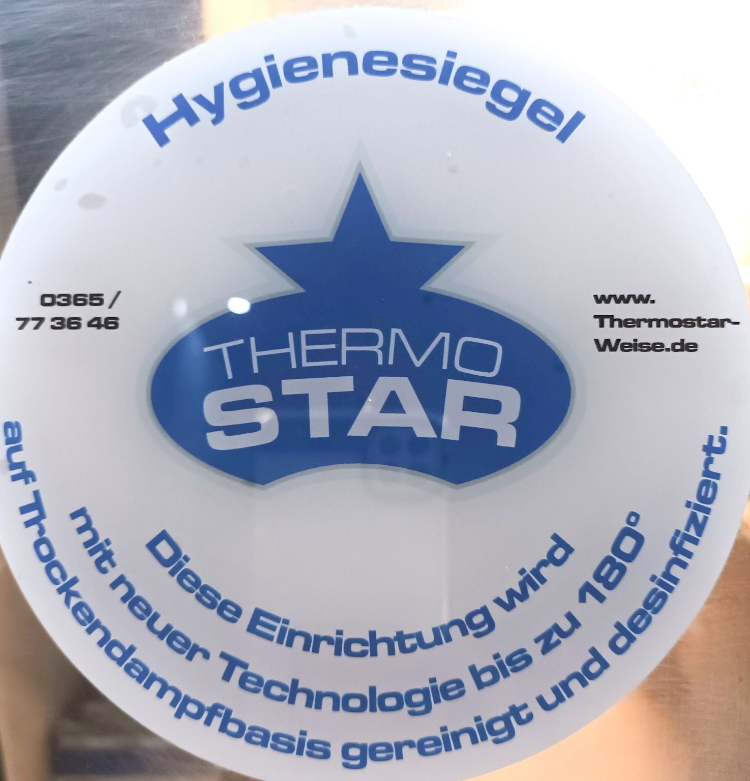 Hygienesiegel Thermo Star